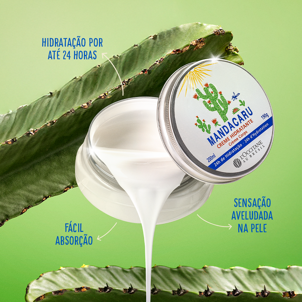 Creme Hidratante Corporal Mandacaru 200ml, ,  large image number 1